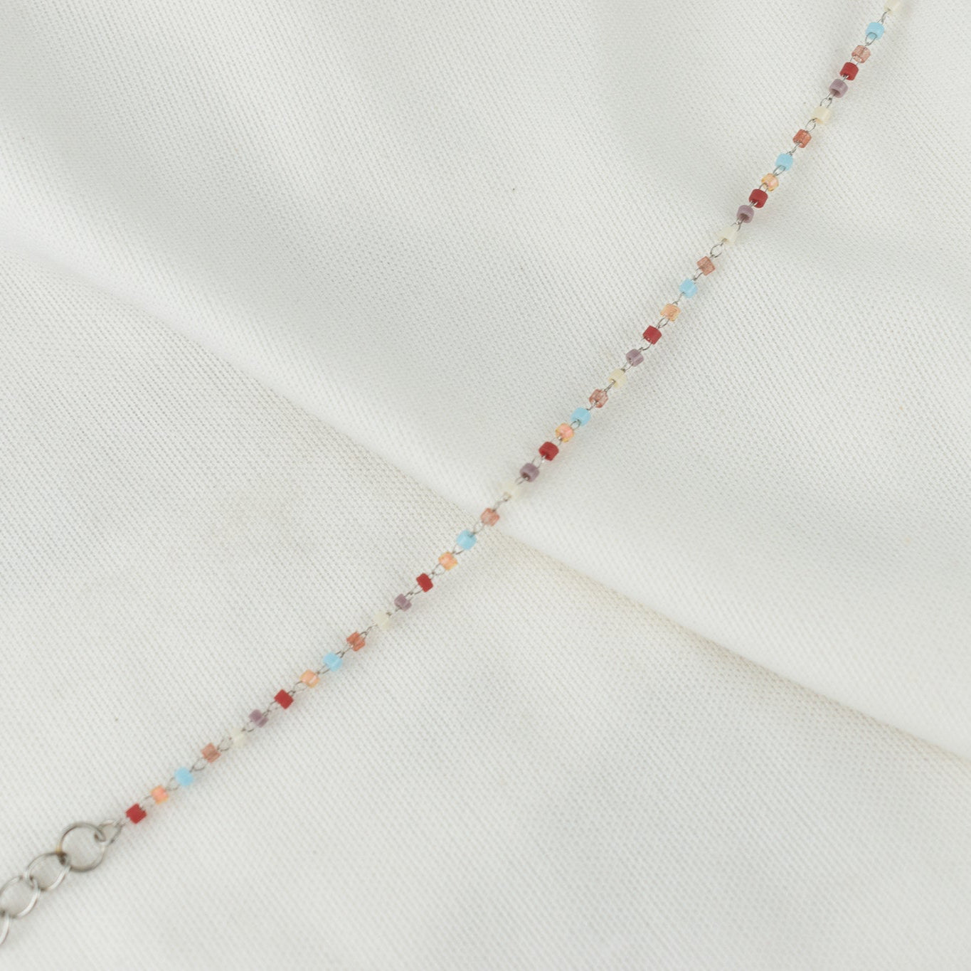 Pulsera rojo con azul