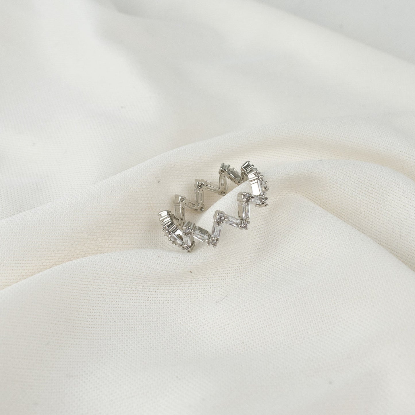 zig-zag plateado