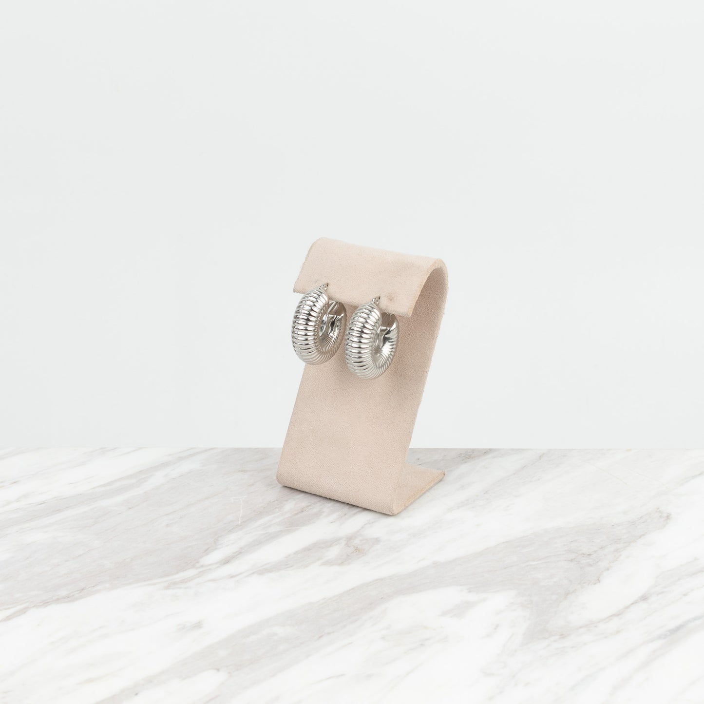 silver slinky hoops