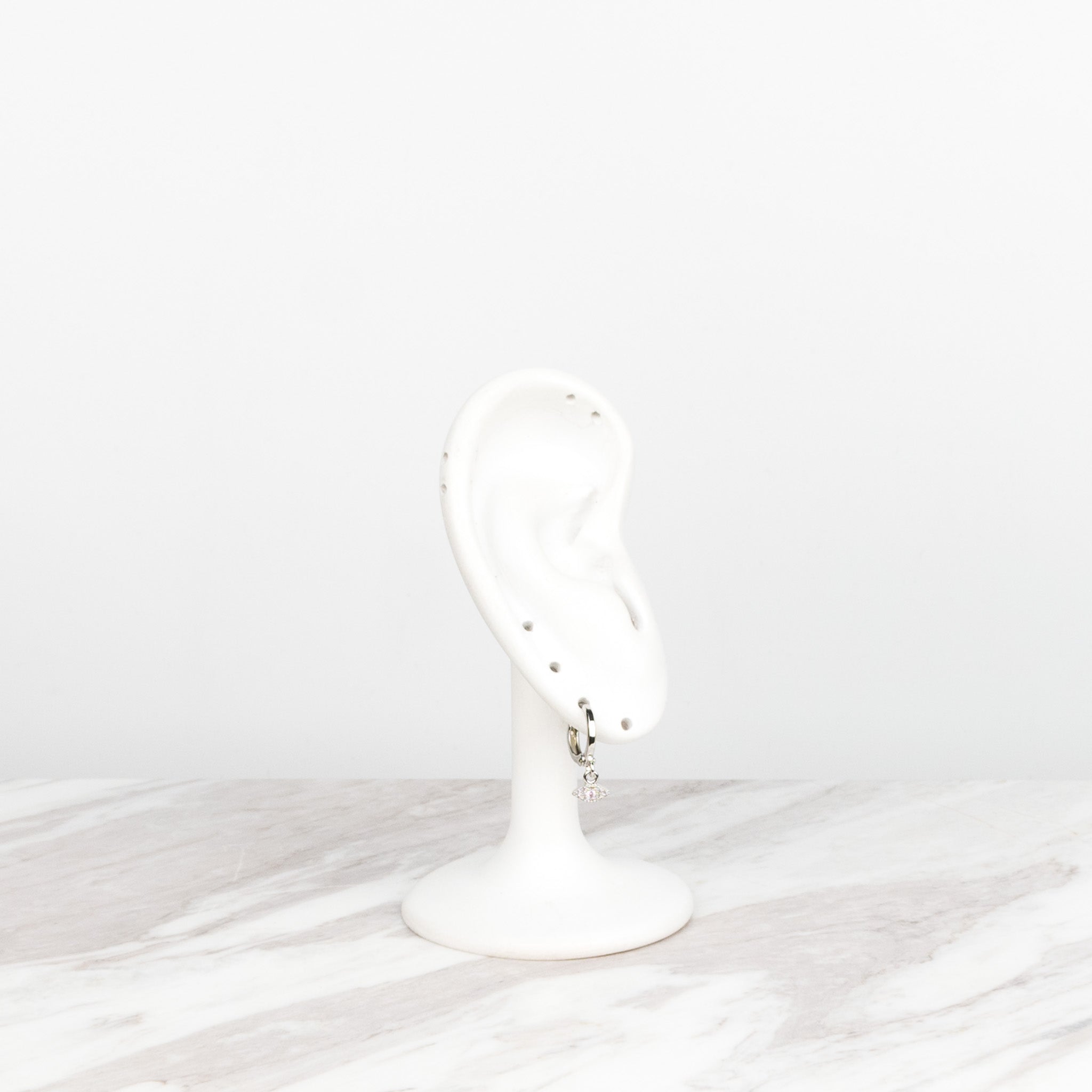 Evil Eye plateado Rosa