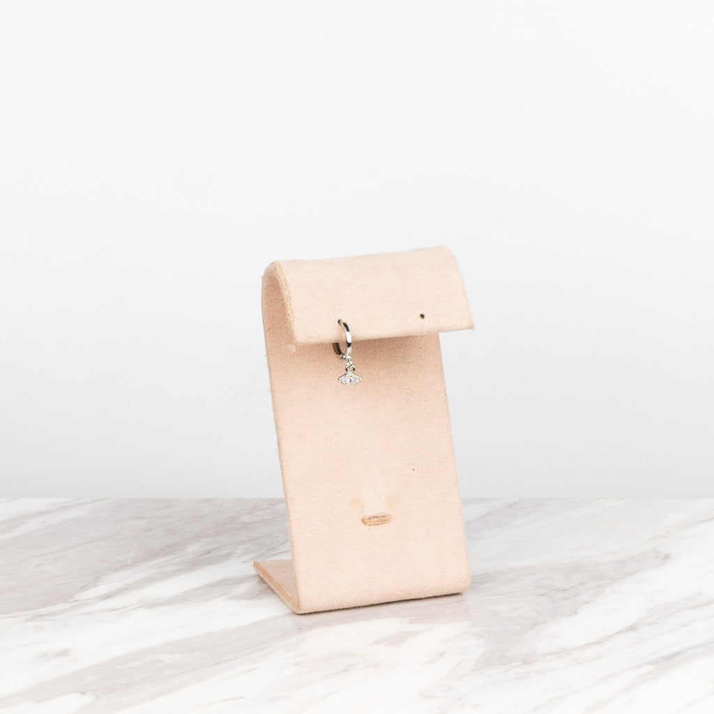 Evil Eye plateado Rosa