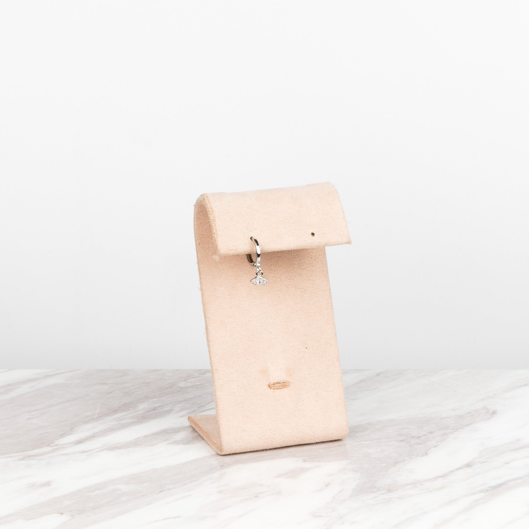 Evil Eye plateado Rosa