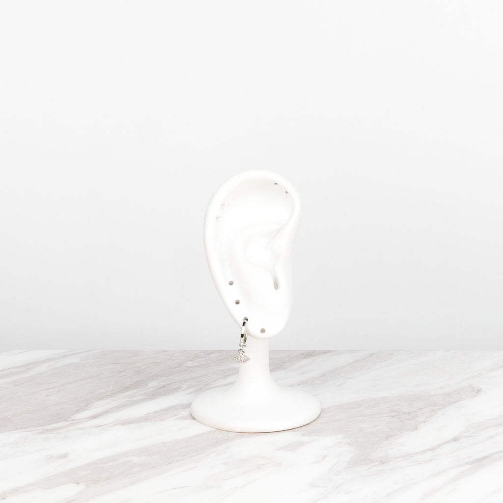 Evil Eye plateado Rosa