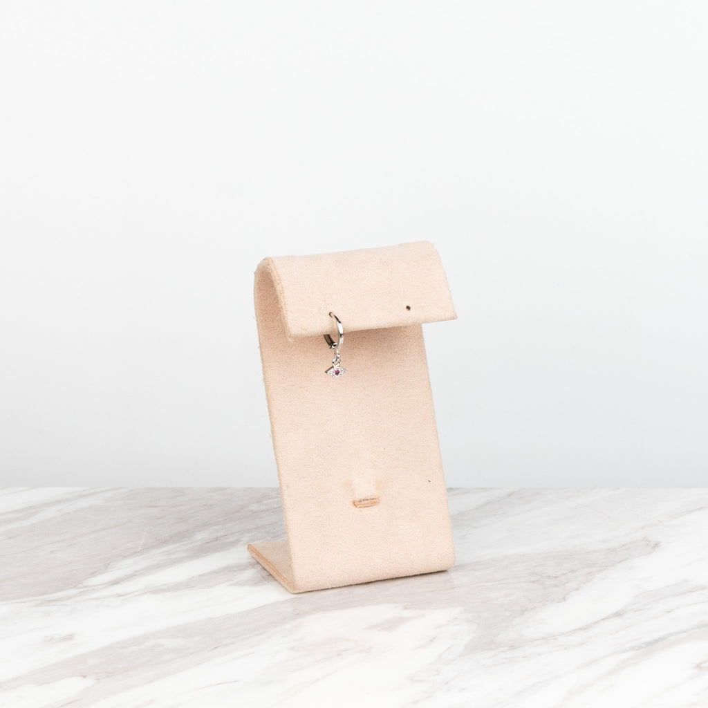 Evil Eye plateado Rojo