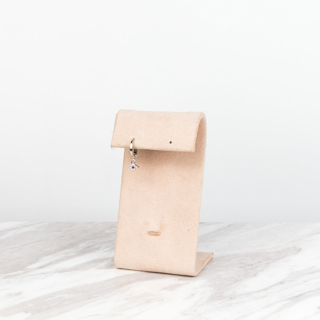 Evil Eye plateado Rojo