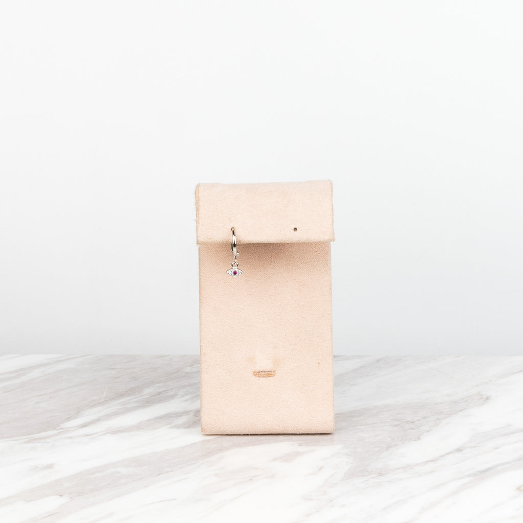 Evil Eye plateado Rojo