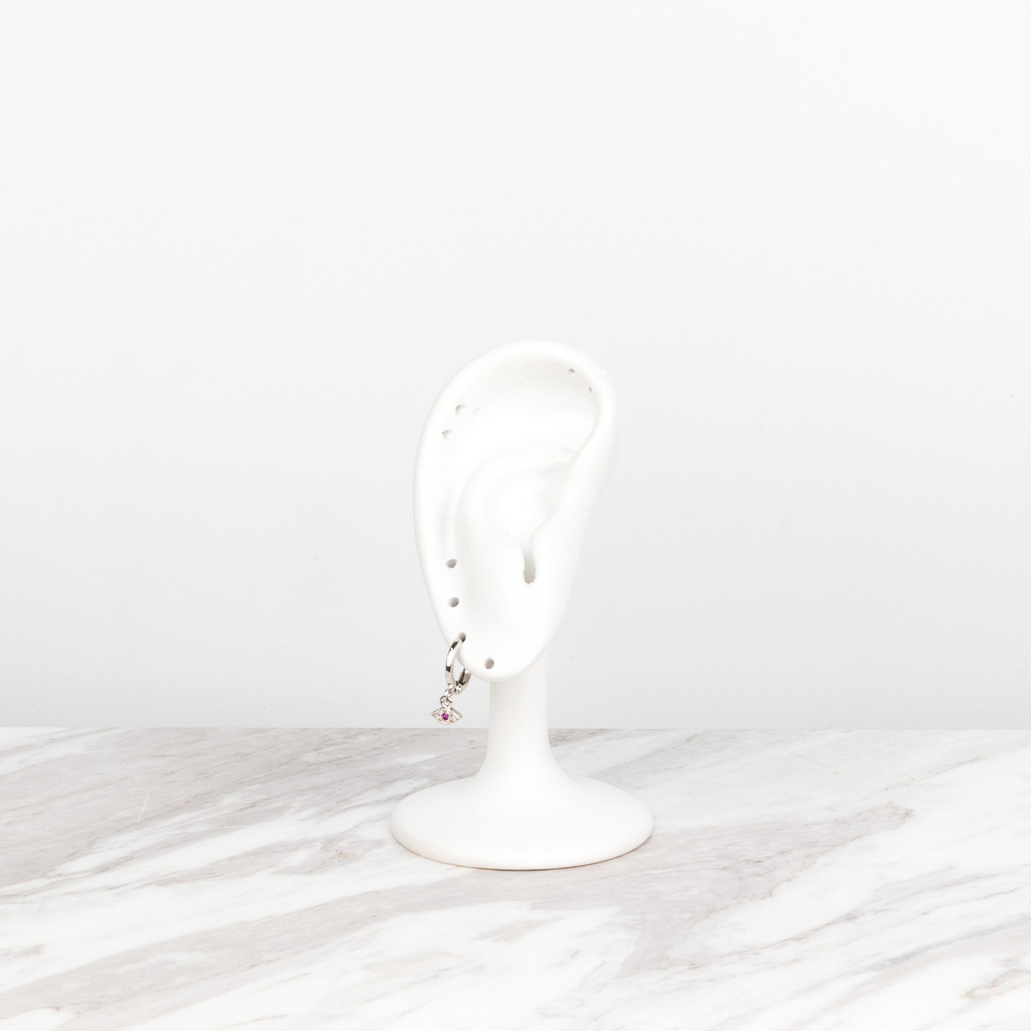 Evil Eye plateado Rojo