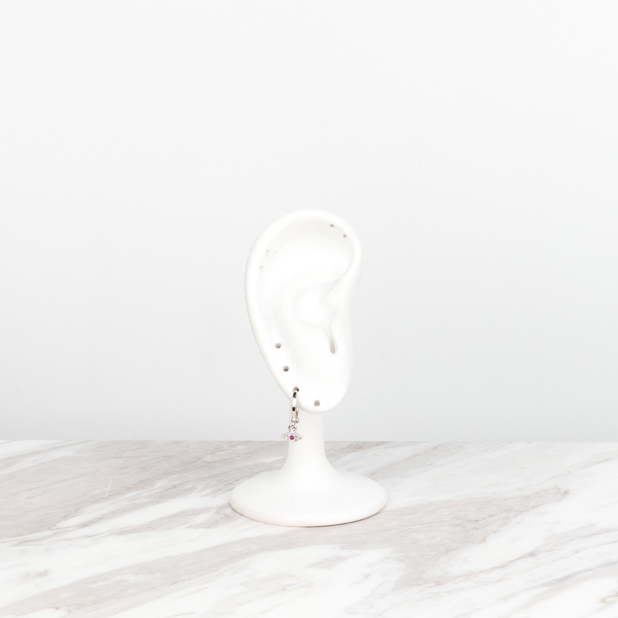 Evil Eye plateado Rojo