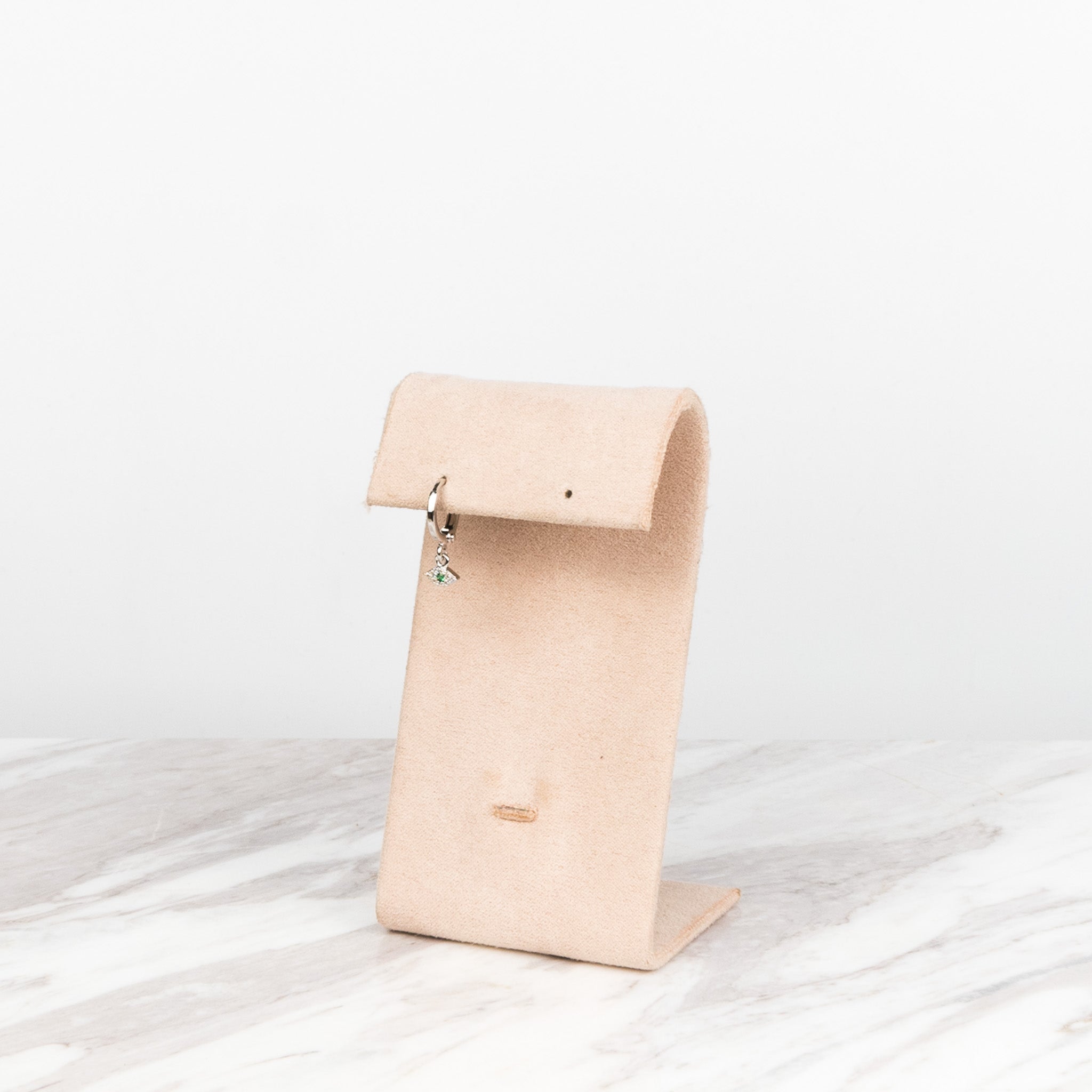 Evil Eye plateado verde