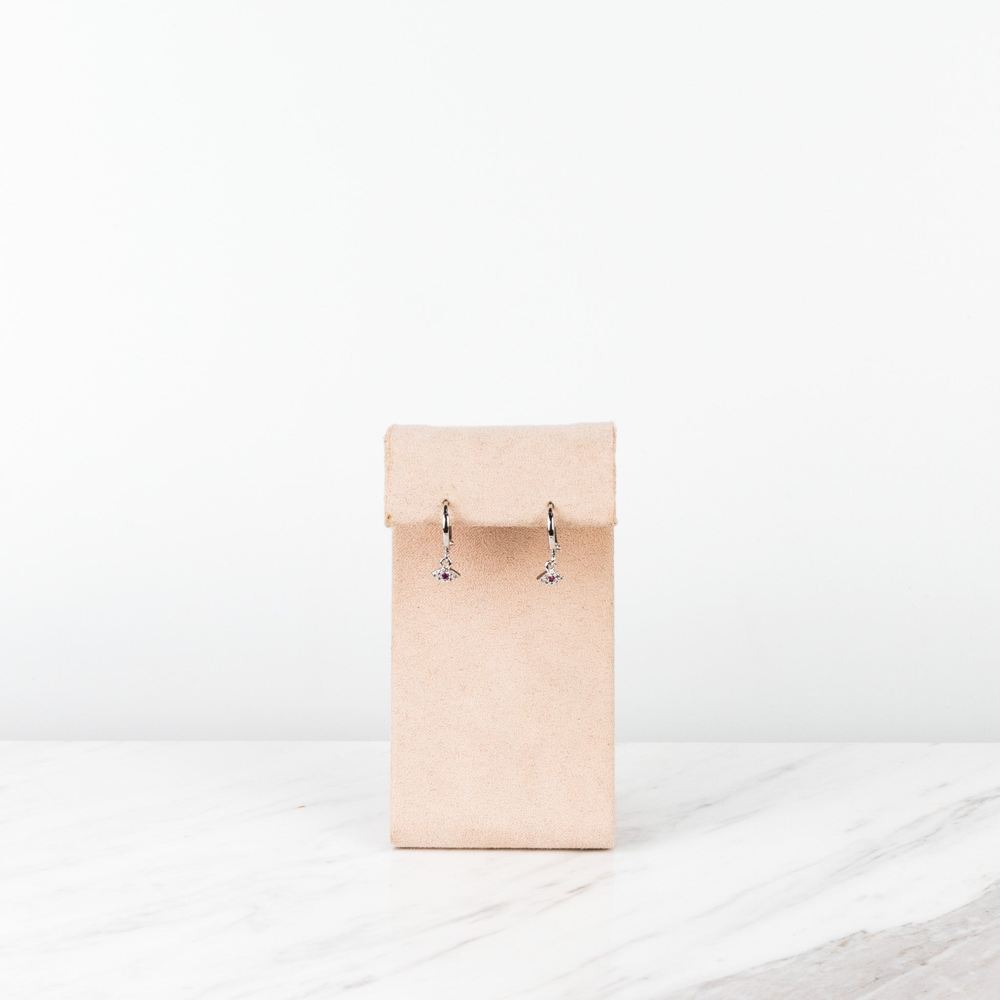 Evil Eye plateado Rojo