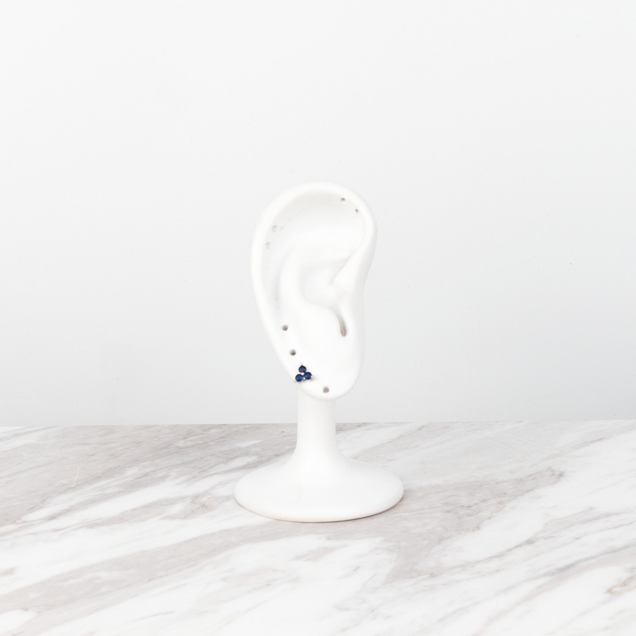 3 stones azul plateado