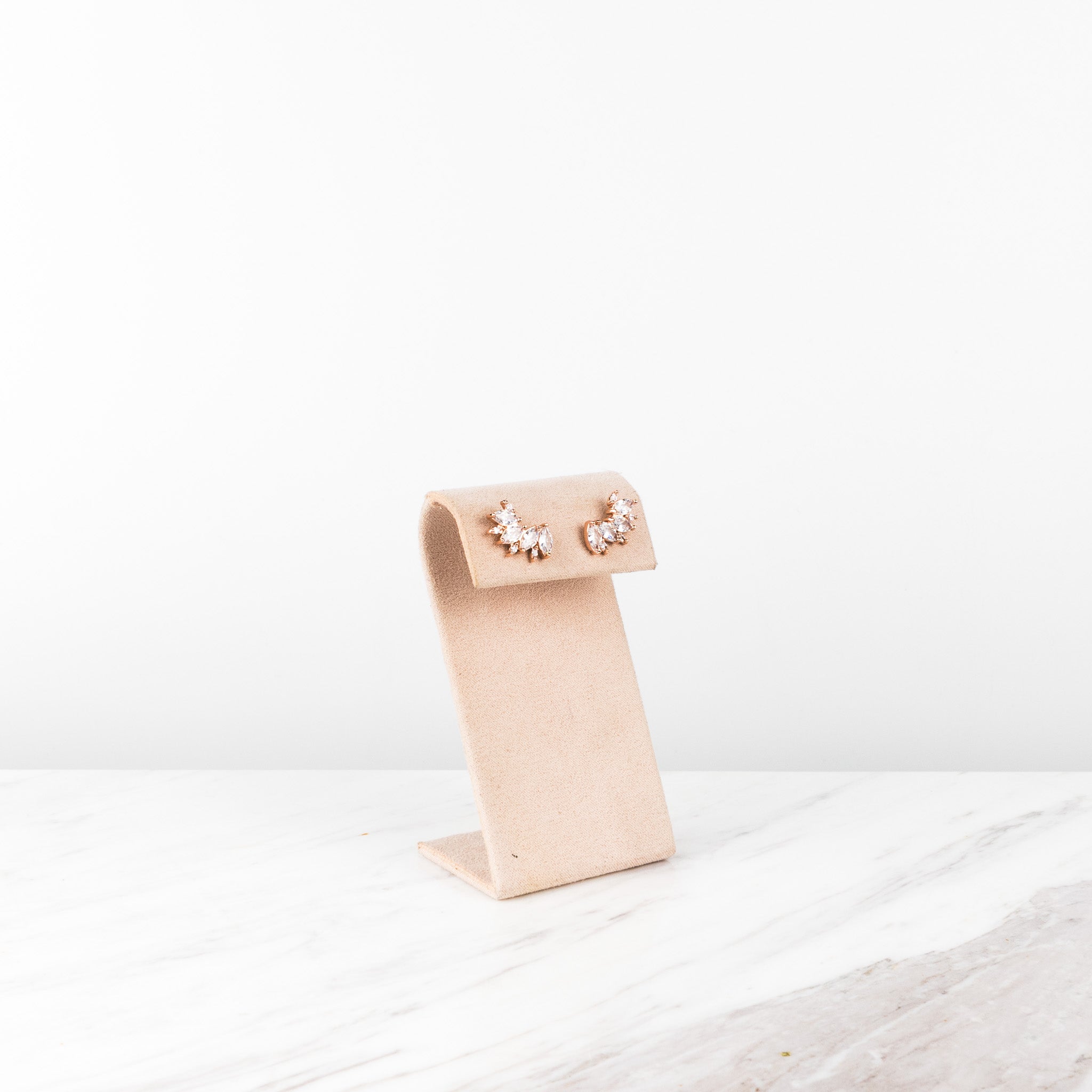 Rose gold zirconia wings