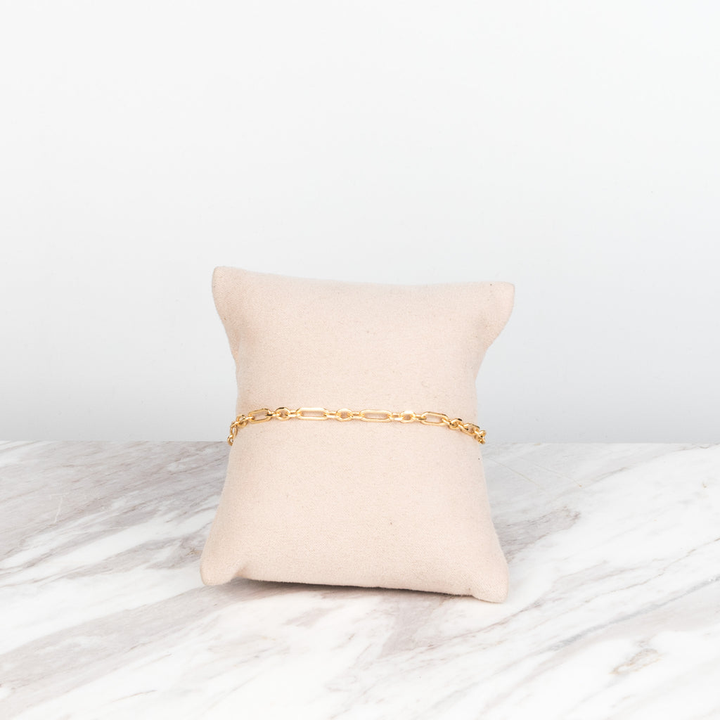Eslabones y circulos pulsera