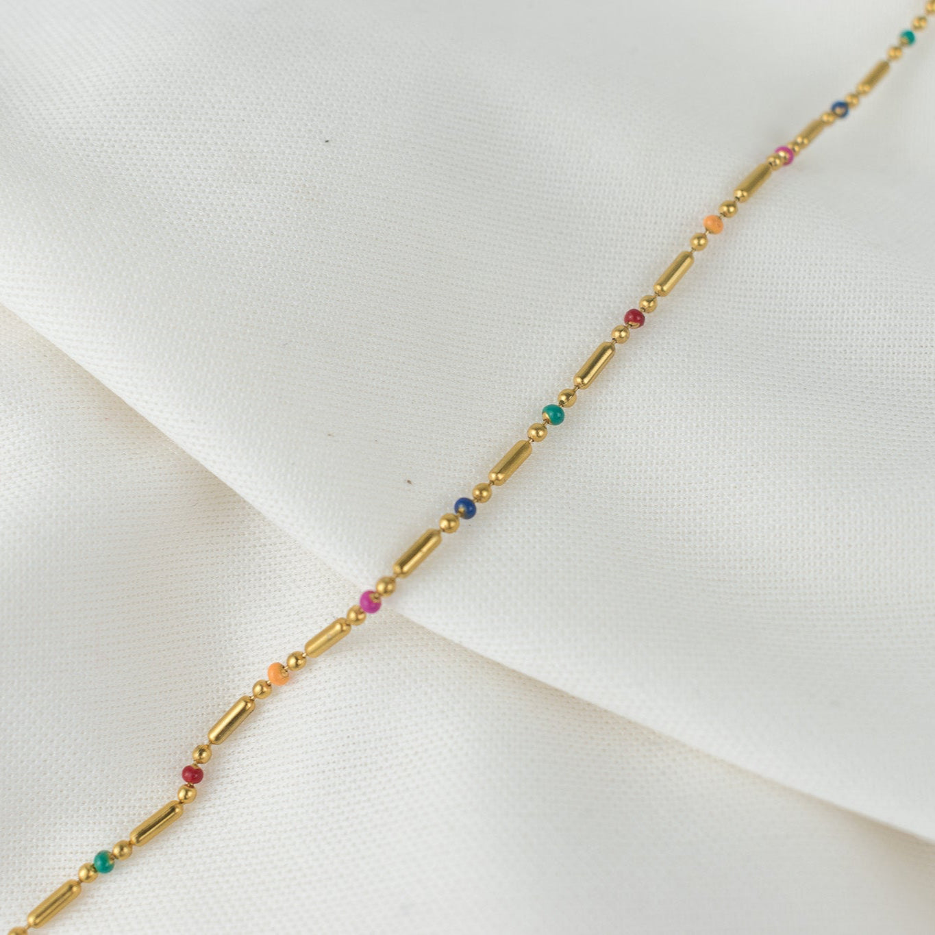 Pulsera palito con puntito de colores