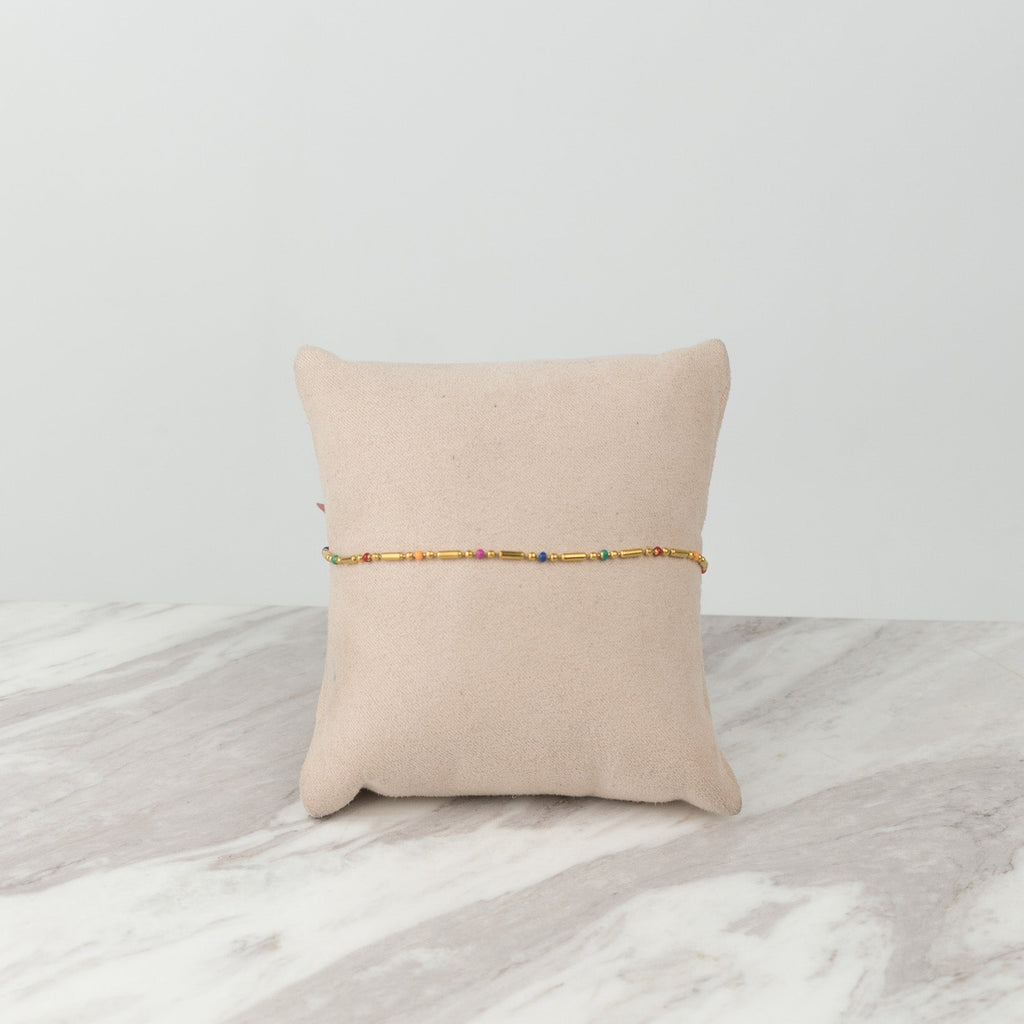 Pulsera palito con puntito de colores