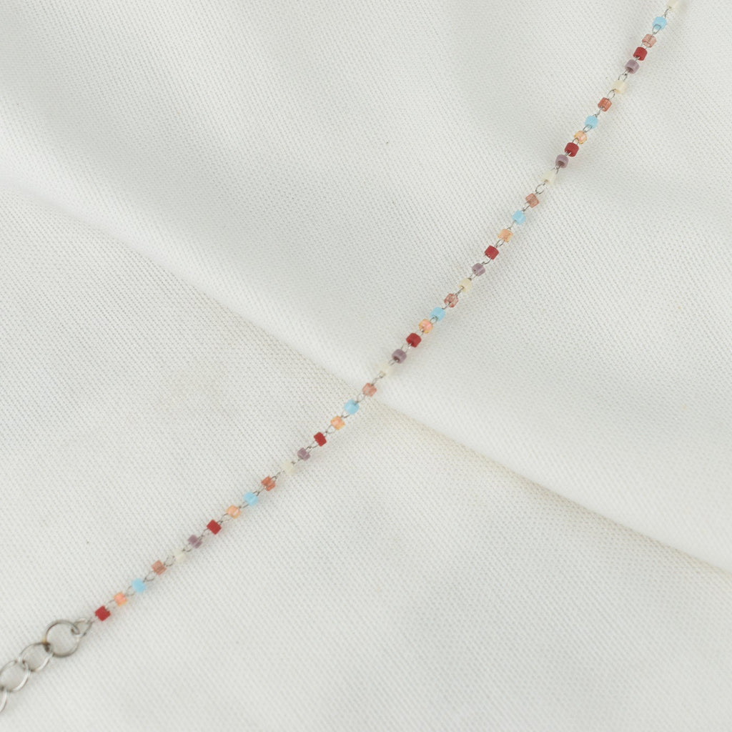 Pulsera rojo con azul