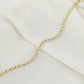 oval golden beads
