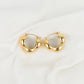 golden 3 oval hoops