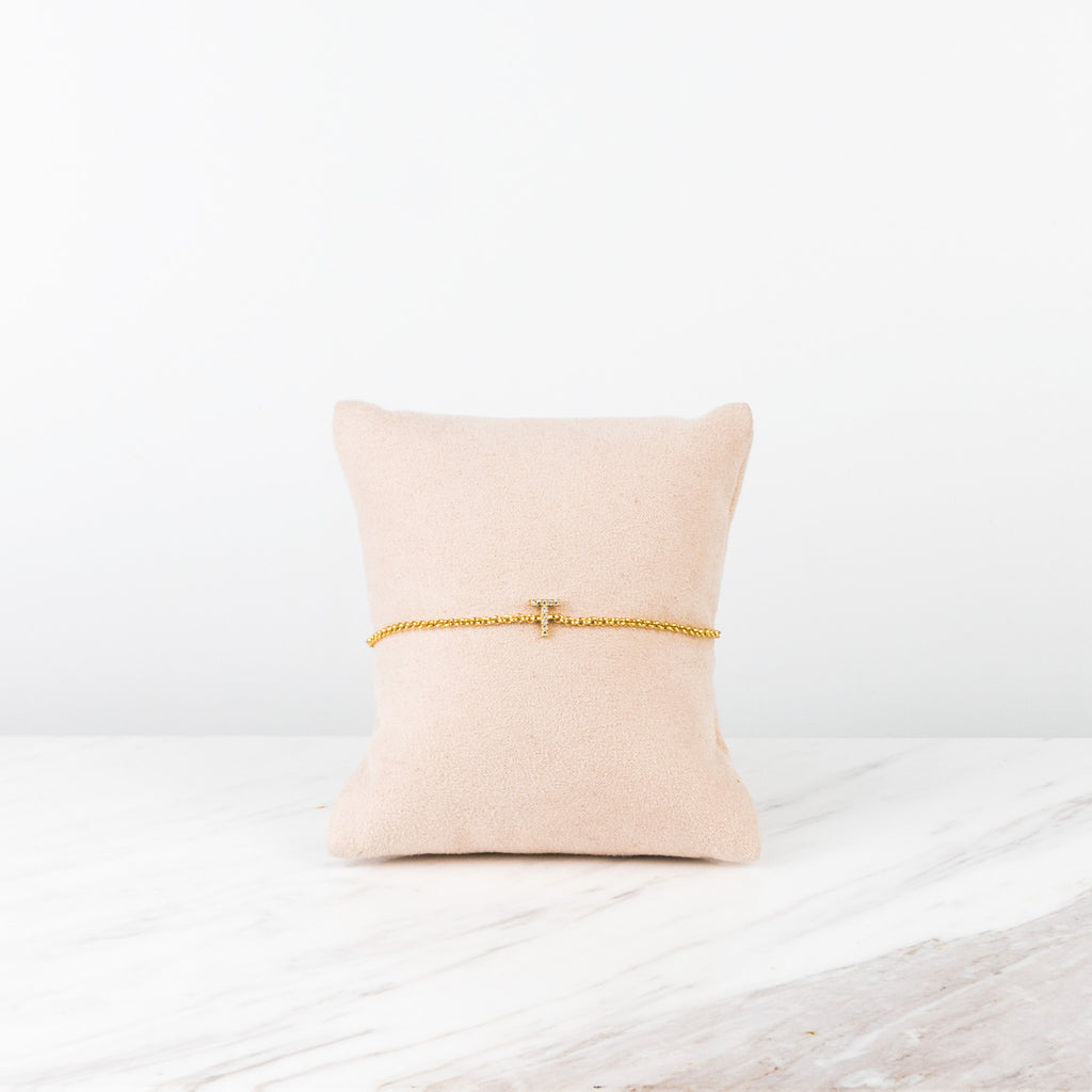 Pulsera inicial zirconia